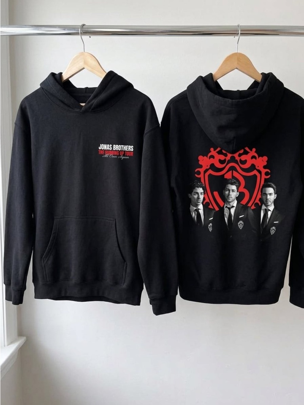 Jonas Brothers Burning Up All Over Again Tour 2026 Hoodie